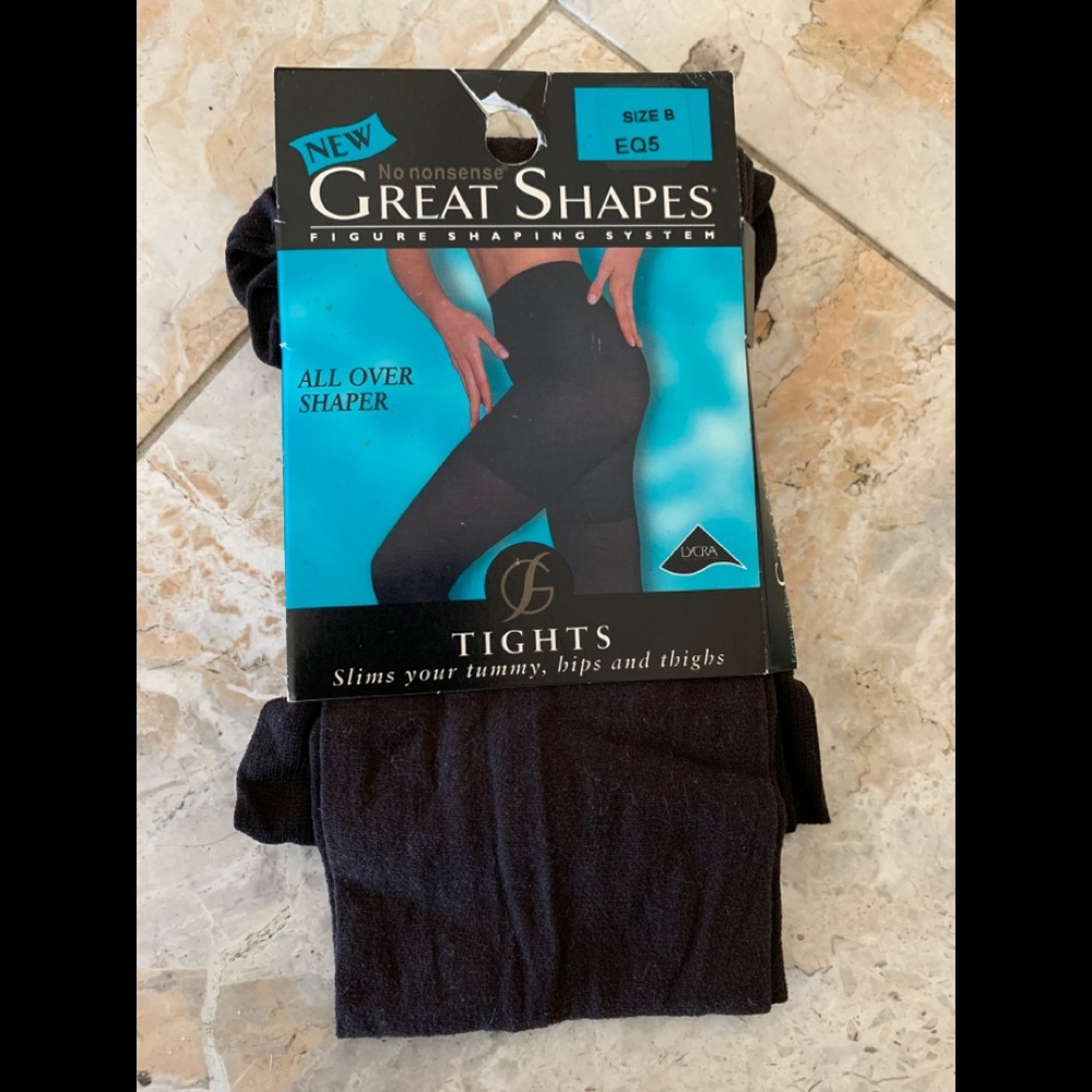 NWT Vintage No Nonsense Great Shapes Figure Shaping System Brown Size B